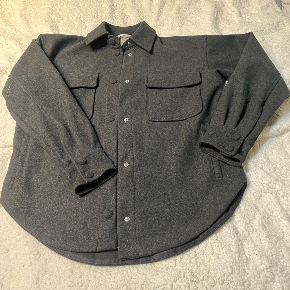 Calia Women’s Shackleton Dark Gray Shirt Jacket size XS new with tags